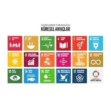 BM'nin 17 Sürdürülebilir Kalkınma Amacı simgeleri